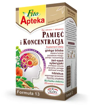 Herbata Funkcjonalna Fito Apteka - Pamięć i Koncentracja