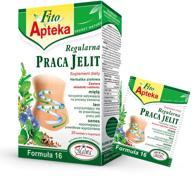 Herbaty Funkcjonalne Fito Apteka - Regularna Praca Jelit