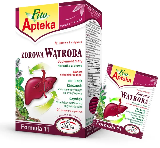 Herbaty Funkcjonalne Fito Apteka - Zdrowa Wątroba