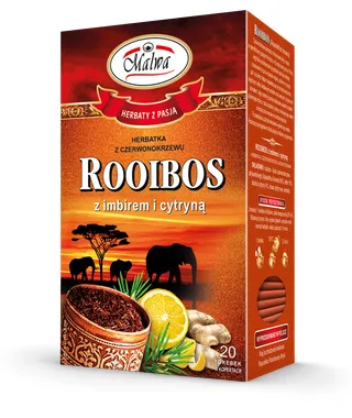 Herbata Rooibos z Imbirem i Cytryną