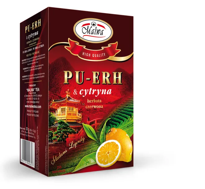 Herbata Czerwona PU-ERH - PU-ERH & cytryna