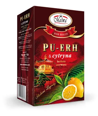 PU-ERH Red Tea - PU-ERH & lemon