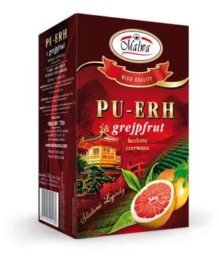 Herbata Czerwona PU-ERH - PU-ERH & grejpfrut