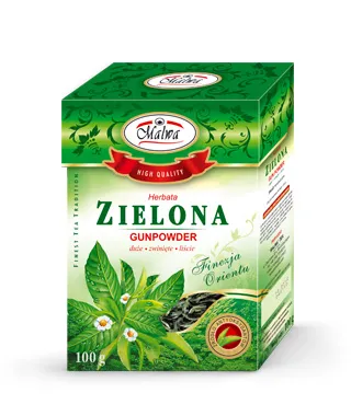 Green Teas Leafy Finesse of the Orient - Green Tea Gunpowder
