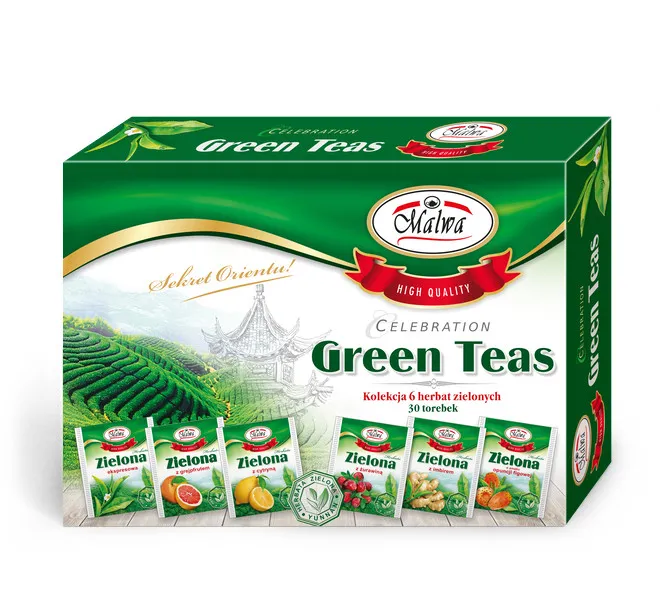 Bombonierka Celebration Green teas