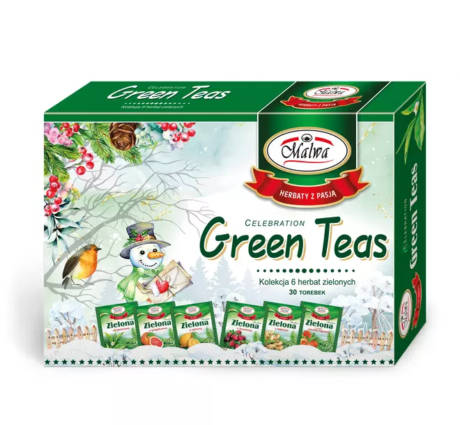 Bombonierka Celebration Green teas
