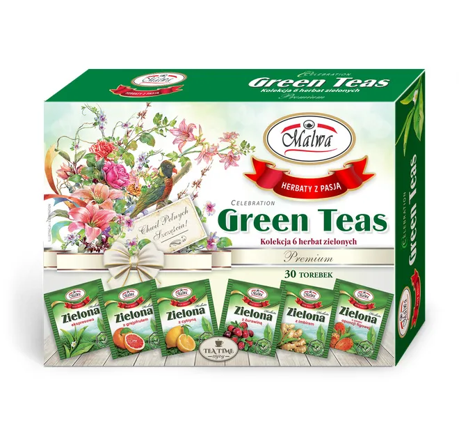 Bombonierka Celebration Green teas