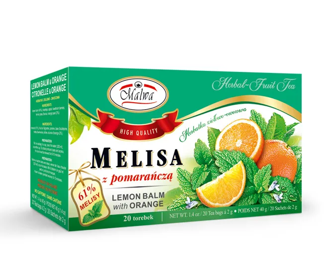 Herbal and fruit tea - Lemon Balm with Orange