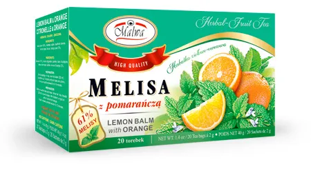 Herbata Ziołowa - Melisa z Pomarańczą