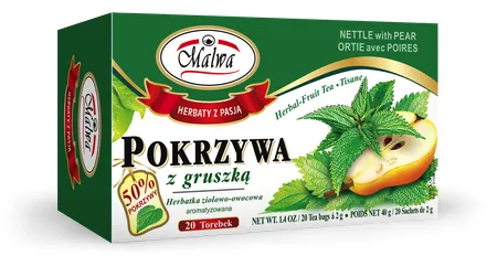 Herbata Ziołowa - Pokrzywa z gruszką