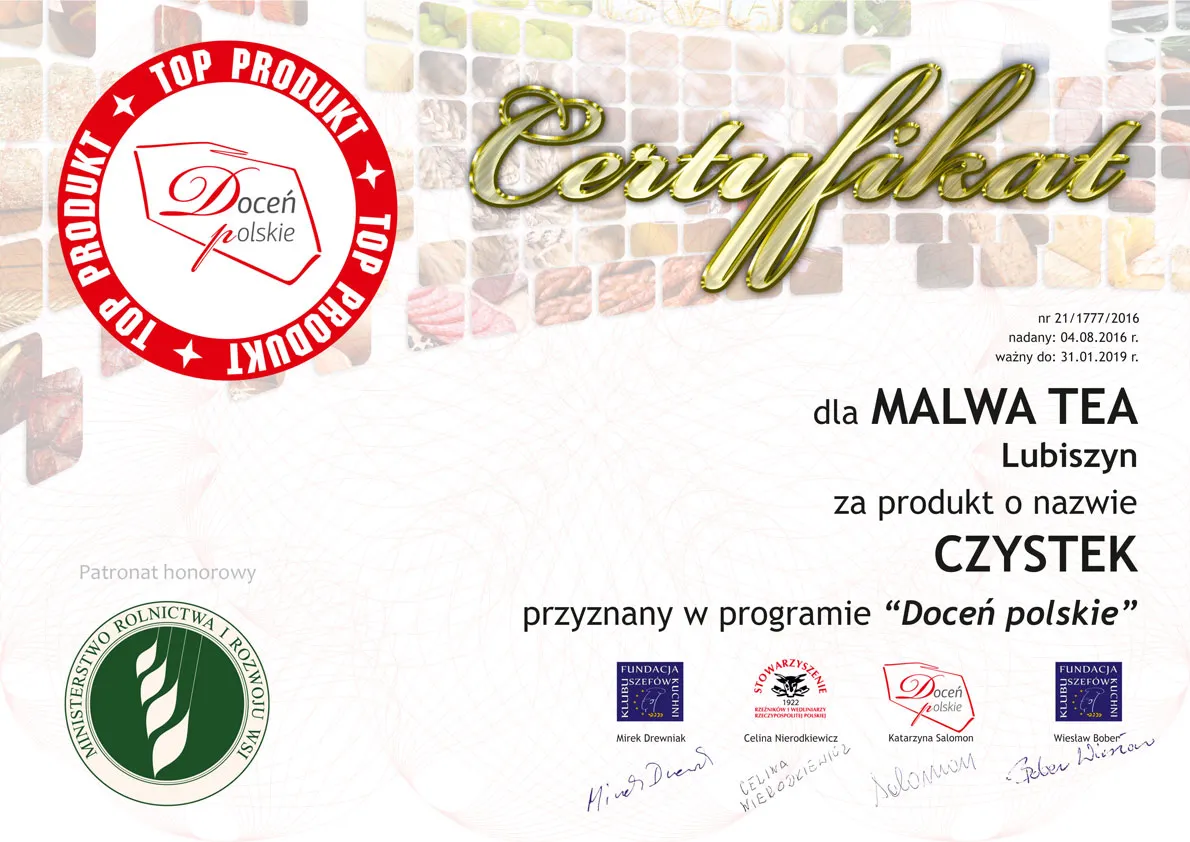 Malwa Tea - Top Produkt Czystek